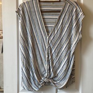 Striped max studio top
